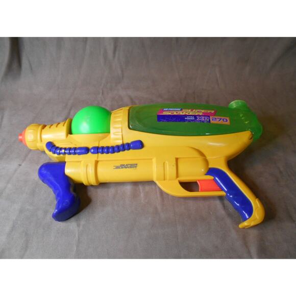 Vintage 1999 Super Soaker XP 270 Water Gun Larami Tested Works Missing Cap - Picture 2 of 8